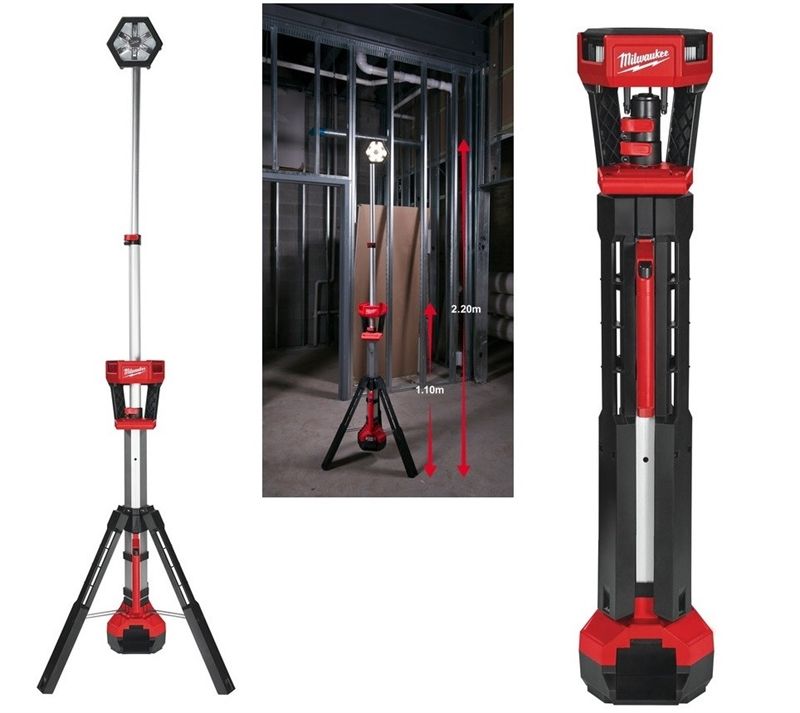 Eclairage de chantier 360° milwaukee m18 tal-0 sans batterie ni chargeur -  4933464134 MILWAUKEE 7846 Pas Cher 