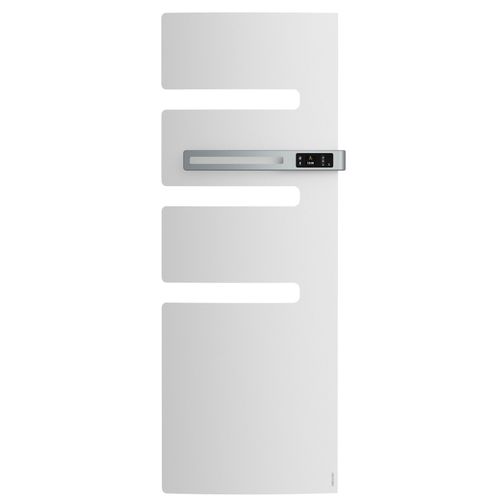 Sèche-serviette connecté mât à droite SERENIS 500 W blanc - ATLANTIC - 850533