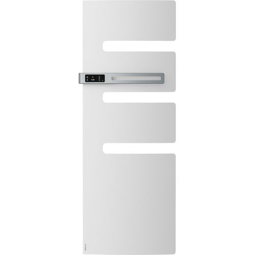 Sèche-serviette connecté mât à gauche SERENIS 1500 W blanc - ATLANTIC - 850492