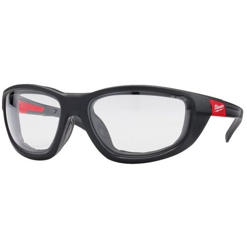 Lunettes de protection claire haute performance avec joint amovible | 4932471885 - Milwaukee