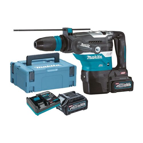 Perfo-burineur SDS max 40mm sur accu XGT 40Vmax + 2x BL4040 + DC40RA in koffer. - HR005GM202