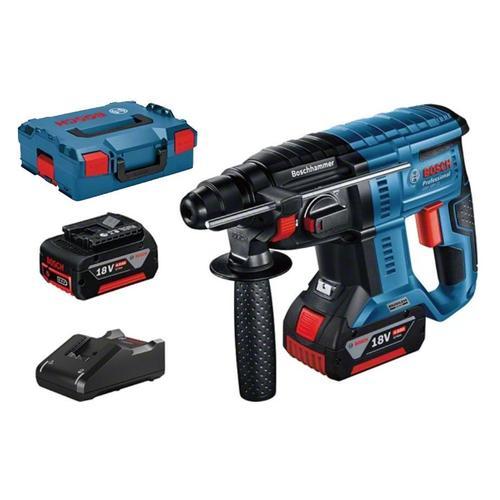 Bosch Perforateur sans-fil SDS plus GBH 18V-21: 2x batterie 4.0Ah, Chargeur, L-BOXX - 0611911102