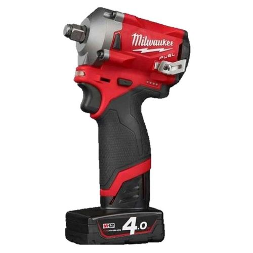 Milwaukee - Boulonneuse à chocs FUEL 12 V Li-Ion 2.0/4.0 Ah 339 Nm carré 1/2" avec fixation O'Ring - M12 FIWF12-422X