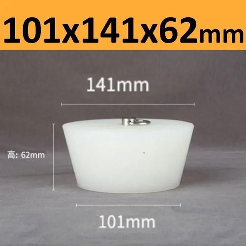 Bouchons Coniques En Caoutchouc De Silicone Avec Poignée En Acier En Forme De D,Haute Température,Clair,Peinture De Galvanoplastie,Bouchons De Bancs - Type 101x141x62mm-1pc