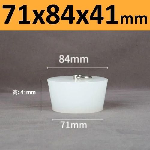 Bouchons Coniques En Caoutchouc De Silicone Avec Poignée En Acier En Forme De D,Haute Température,Clair,Peinture De Galvanoplastie,Bouchons De Bancs - Type 71x84x41mm-1pc