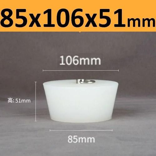 Bouchons Coniques En Caoutchouc De Silicone Avec Poignée En Acier En Forme De D,Haute Température,Clair,Peinture De Galvanoplastie,Bouchons De Bancs - Type 85x106x51mm-1pc