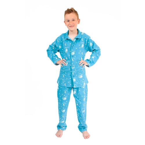 Jusqu'au Lever Du Jour Pyjama Enfant Chaud En Flanelle (Comme Un Loire)