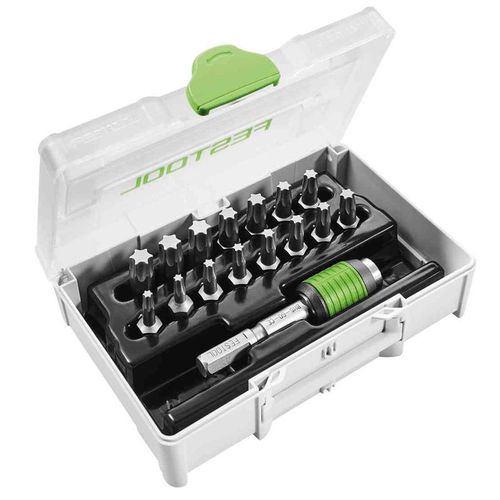 Assortiment d'embouts FESTOOL 205823 SYS3 XXS CE-TX BHS 60 pour perceuses-visseuses sans fil à interface FastFix