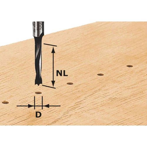 Festool Foret pour chevilles HW S8 D10/30 Z - 491069