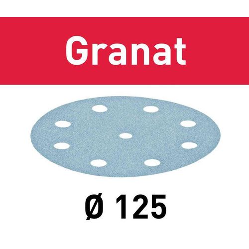Disque abrasifGranat D125 P120 10 pièces Festool STF D125/90 P120 GR 10X