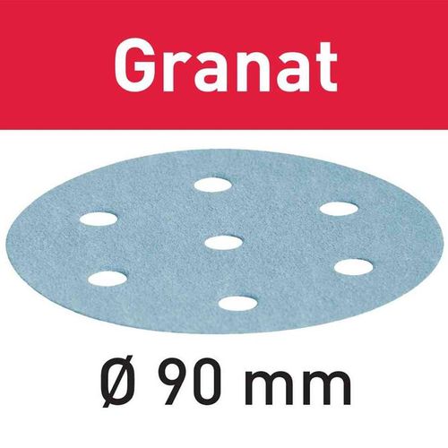 Lot de 100 abrasifs stickfixØ90mm pour enduits,apprêts,laques,peintures en COV et supports durs STFD90/6P120GR/100FESTOOL 497367