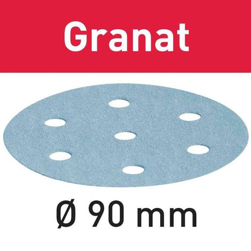 Lot de 50 abrasifs stickfix Ø90mm pour enduits,apprêts,laques,peintures en COV et supports durs STF D90/6P80GR/50 FESTOOL 497365