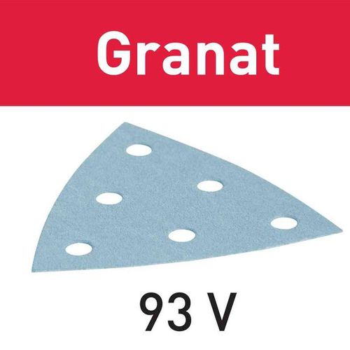 Lot de 100 abrasifs stickfix93Vpour enduits,apprêts,laques,peintures en COV et supports durs STF V93/6P120GR/100 FESTOOL 497394
