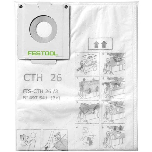 Sacs filtre de sécurité pour CTH 26 FESTOOL