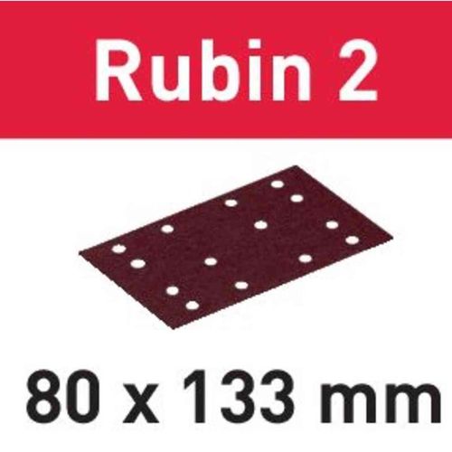 Lot de 50 Abrasifs StickFix 80x133mm pour bois STF 80X133P180RU2/50 FESTOOL 499052