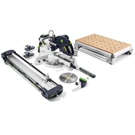 Festool Scie à onglets radiale KS 120 REB-Set-MFT KAPEX -