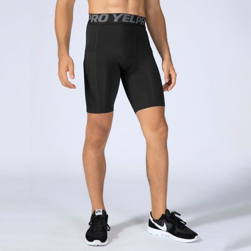 Short De Sport À Compression Avec Poche Pour Homme,Leggings De Course,De Fitness,D'entraînement Et De Gym À Séchage Rapide