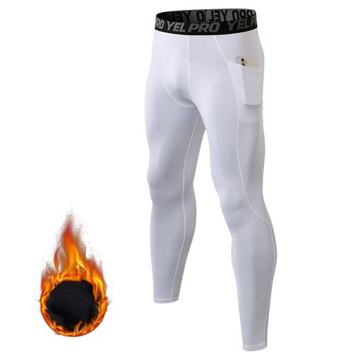 Leggings Thermiques De Compression Pour Hommes,Pantalons De Sport D'entraînement,Collants De Course,Jogging,Gym Crossfit,Vêtements De Sport Fjmen