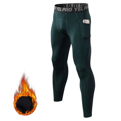 Leggings Thermiques De Compression Pour Hommes,Pantalons De Sport D'entraînement,Collants De Course,Jogging,Gym Crossfit,Vêtements De Sport Fjmen