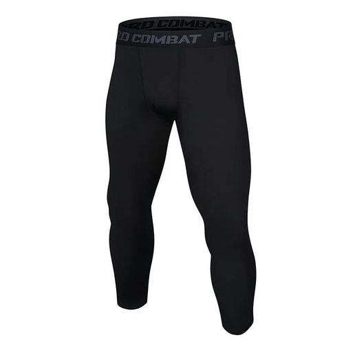 Pantacourt Moulant Pour Homme Et Fille,Pantalon De Course,De Basket-Ball,De Football,D'exercice,De Sport,Leggings À Genouillères,09,3/4