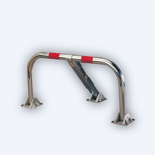 Barrière de Parking Rabattable - Serrure cylindre européen - Mottez B307P