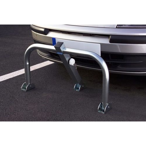 Barrière de Parking Rabattable Eco - Serrure cylindre européen - Mottez B307CPR