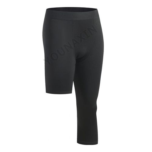 Leggings De Sport Moulants À Une Jambe Pour Hommes,Pantalons Courts,Jfcompression,Basket-Ball,Yoga,Fitness,Course À Pied,Exercice De Couche De Base