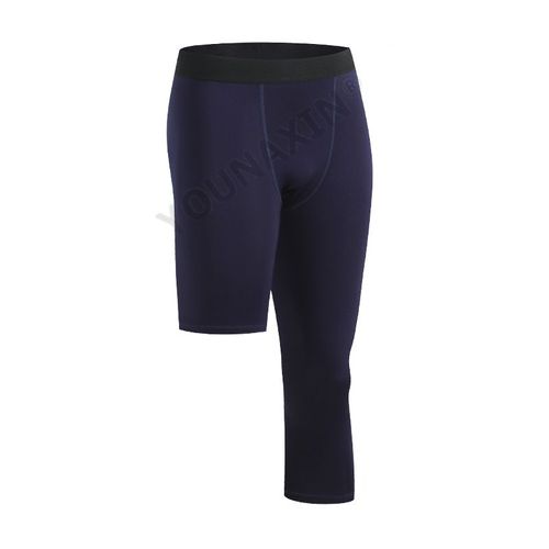 Leggings De Sport Moulants À Une Jambe Pour Hommes,Pantalons Courts,Jfcompression,Basket-Ball,Yoga,Fitness,Course À Pied,Exercice De Couche De Base