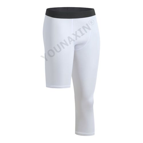 Leggings De Sport Moulants À Une Jambe Pour Hommes,Pantalons Courts,Jfcompression,Basket-Ball,Yoga,Fitness,Course À Pied,Exercice De Couche De Base