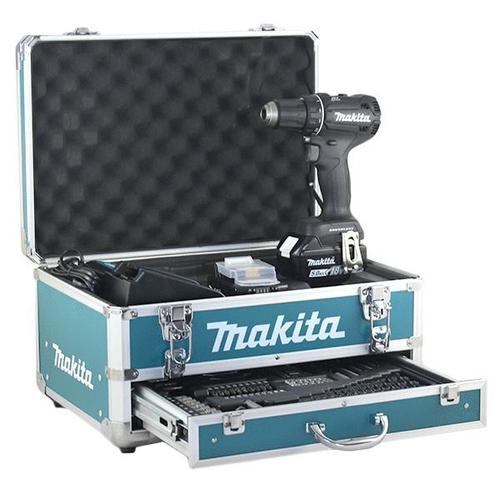 Perceuse visseuse 18V Li-ion + 2 batteries Makstar 5Ah + chargeur avec 70 accessoires en coffret - MAKITA - DDF485TX2B