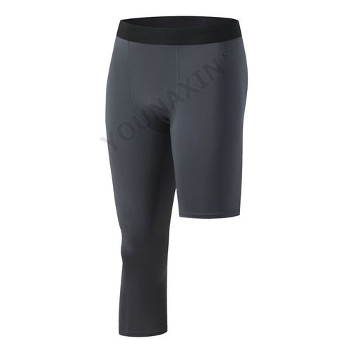 Leggings De Sport Moulants À Une Jambe Pour Hommes,Pantalons Courts,Jfcompression,Basket-Ball,Yoga,Fitness,Course À Pied,Exercice De Couche De Base