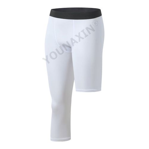 Leggings De Sport Moulants À Une Jambe Pour Hommes,Pantalons Courts,Jfcompression,Basket-Ball,Yoga,Fitness,Course À Pied,Exercice De Couche De Base