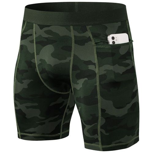 Camsolomon-Leggings Collants De Sport Pour Homme,Short De Course,Poche Pour Téléphone,Sexy,Extérieur,Cyclisme,Boxer,Pantalon De Compression,Salle De Sport,Fitness,Sec