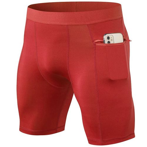 Camsolomon-Leggings Collants De Sport Pour Homme,Short De Course,Poche Pour Téléphone,Sexy,Extérieur,Cyclisme,Boxer,Pantalon De Compression,Salle De Sport,Fitness,Sec