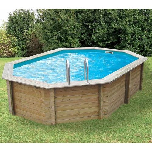 Piscine bois Sunwater 4,90 x 3,00 x 1,20 m - Liner bleu - Ubbink