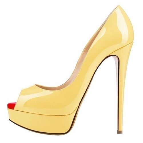 Chaussures Escarpins Sexy Plateforme Et Bout Ouvert Pour Femmeschaussures Talons Aiguilles En Cuir Verni Super Hauts De 14cmde Couleur Rougepour Mariage