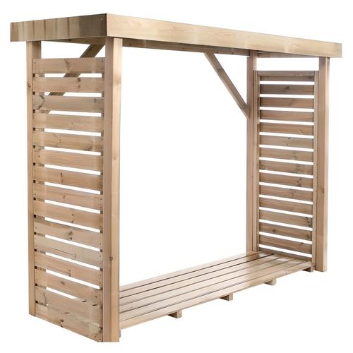 Abri À Bûches En Bois Avec Plancher - 2,7 Stères