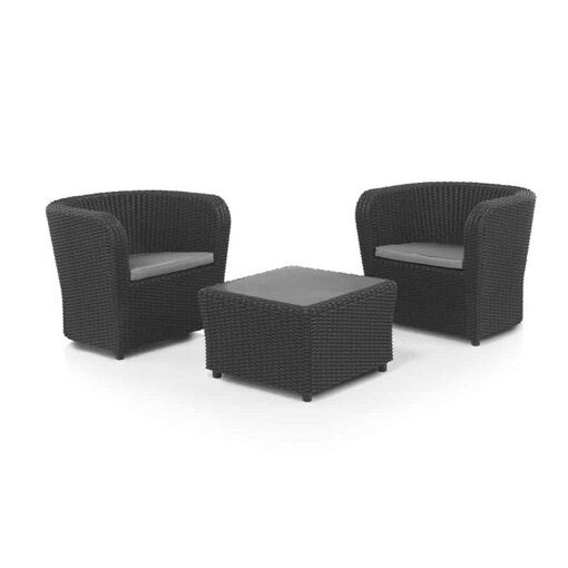 Salon De Jardin "Set Nova" - Graphite