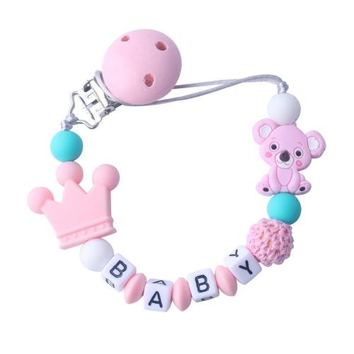 Jomini-Sucette Anti-Chute En Silicone Pour Bébé,Koala Infantile,Clips De Sucette,Support Pour Bébé,Cadeaux Tewindsor,Vente Chaude - Type Pacifier Chain-4