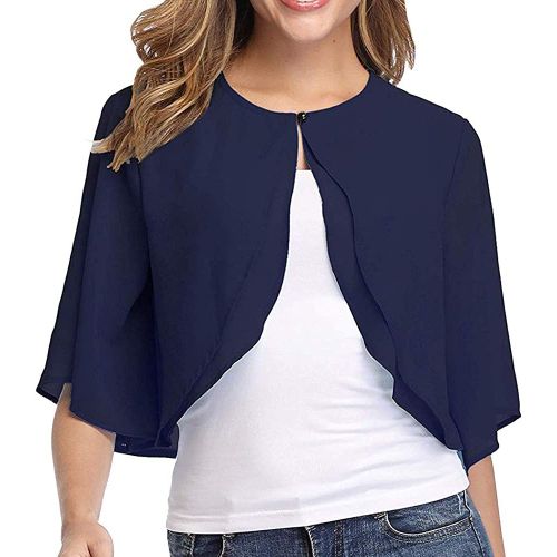 Veste D'¿¿T¿¿ En Mousseline De Soie Pour Femmes Veste L¿¿G¿¿Re Pour Robe Sans Manches