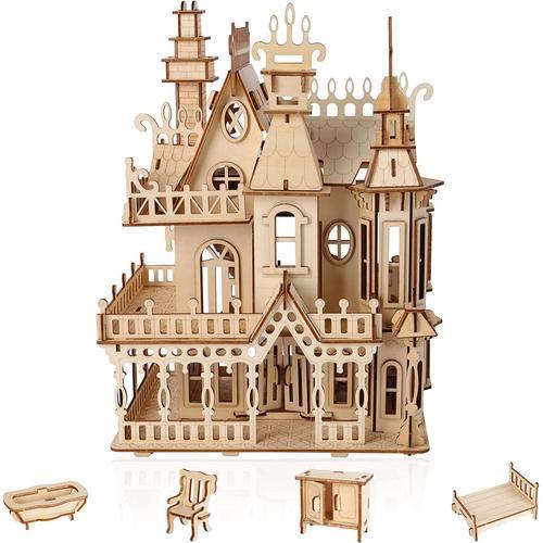 Puzzle 3D Maquette en Bois a Construire pour Adulte Enfants