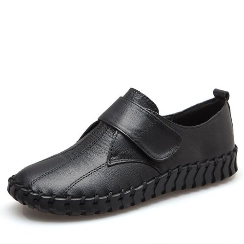 Mocassins Plats En Cuir Véritable Pour Femmes,Boucle À Crochet,Chaussures Orth4wd Pour Femmes,Grande Taille 42,Mocassins Bleus Pour Dames,Chaussures D'automne