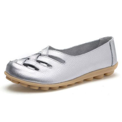 Chaussures Chaussures Plates En Cuir Group Pour Femmesouplesmocassins D'infirmièredécontractéesde Luxe