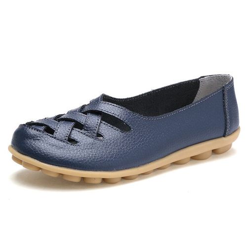Chaussures Chaussures Plates En Cuir Group Pour Femmesouplesmocassins D'infirmièredécontractéesde Luxe