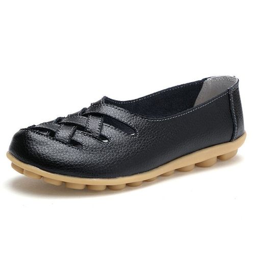 Chaussures Chaussures Plates En Cuir Group Pour Femmesouplesmocassins D'infirmièredécontractéesde Luxe