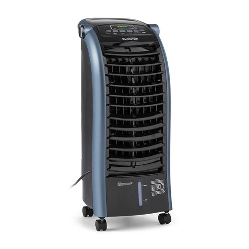 Rafraîchisseur d'air 4 en 1 Klarstein Maxfresh Ocean - Ventilateur humidificateur d'air - 6 L - 4 Vitesses - climatiseur mobile sans evacuation - Bleu