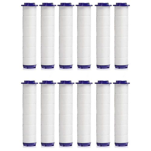 12pcs Turbo Fan Filtres de pomme de douche - utilisés pour la pomme de douche portative à hélice haute pression -