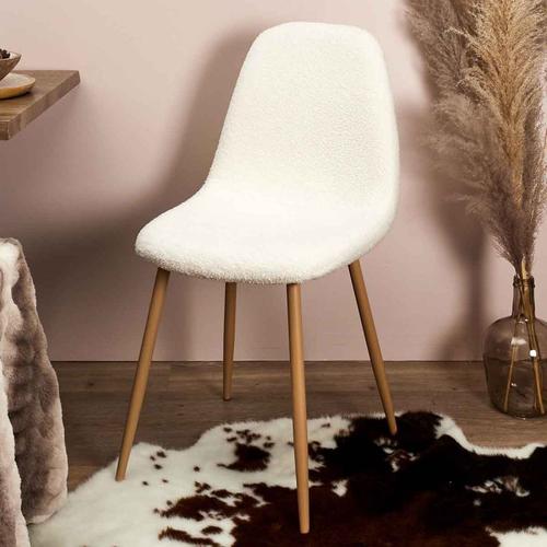 Paris Prix Lot de 4 Chaises Scandinaves Freya 86cm Blanc pas cher 