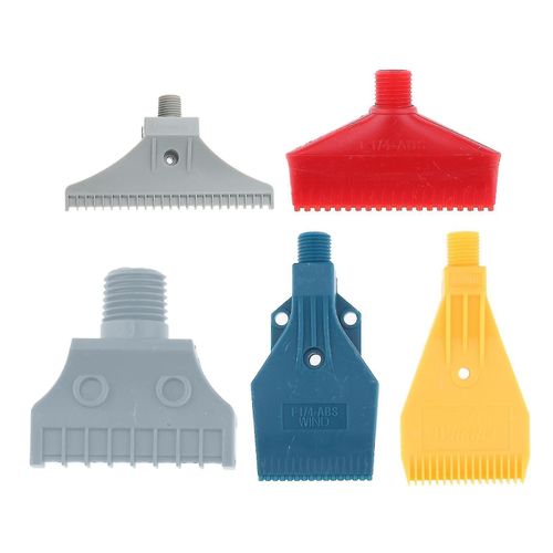 5x Abs Multi Blow Flat Fan Buse Soufflante D'air Buse Air Vent 1/4 '' Bspt Plastique-yvan