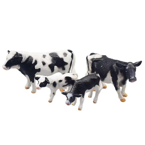 1 Ensemble Simulation Modèles De Vache Enfants Jouets Figurines De Vache Modèles Animaux